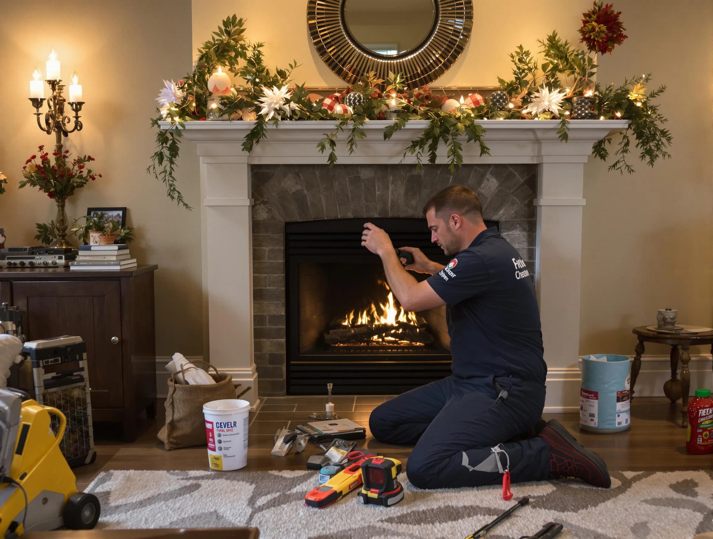 Calera Chimney Sweep offering fireplace maintenance services in Calera, AL