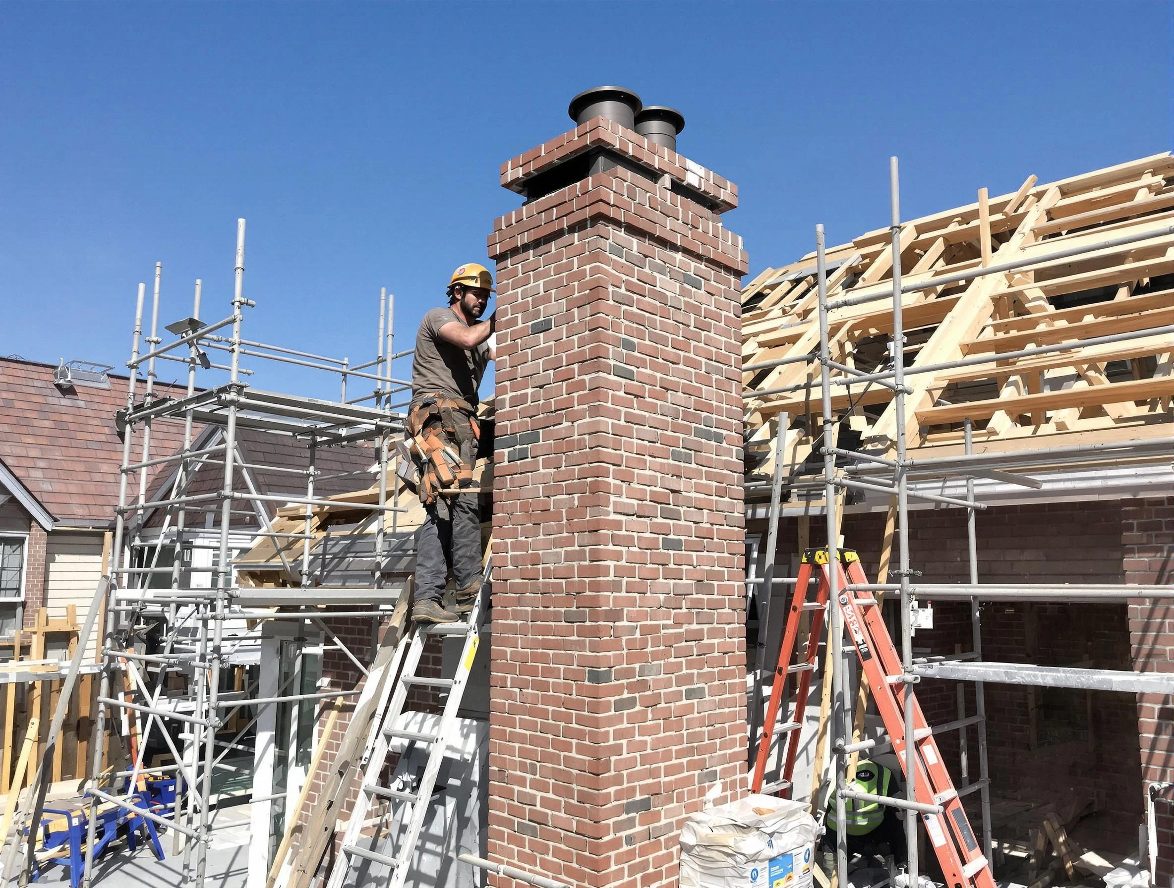 New chimney installation completed by Calera Chimney Sweep in Calera, AL