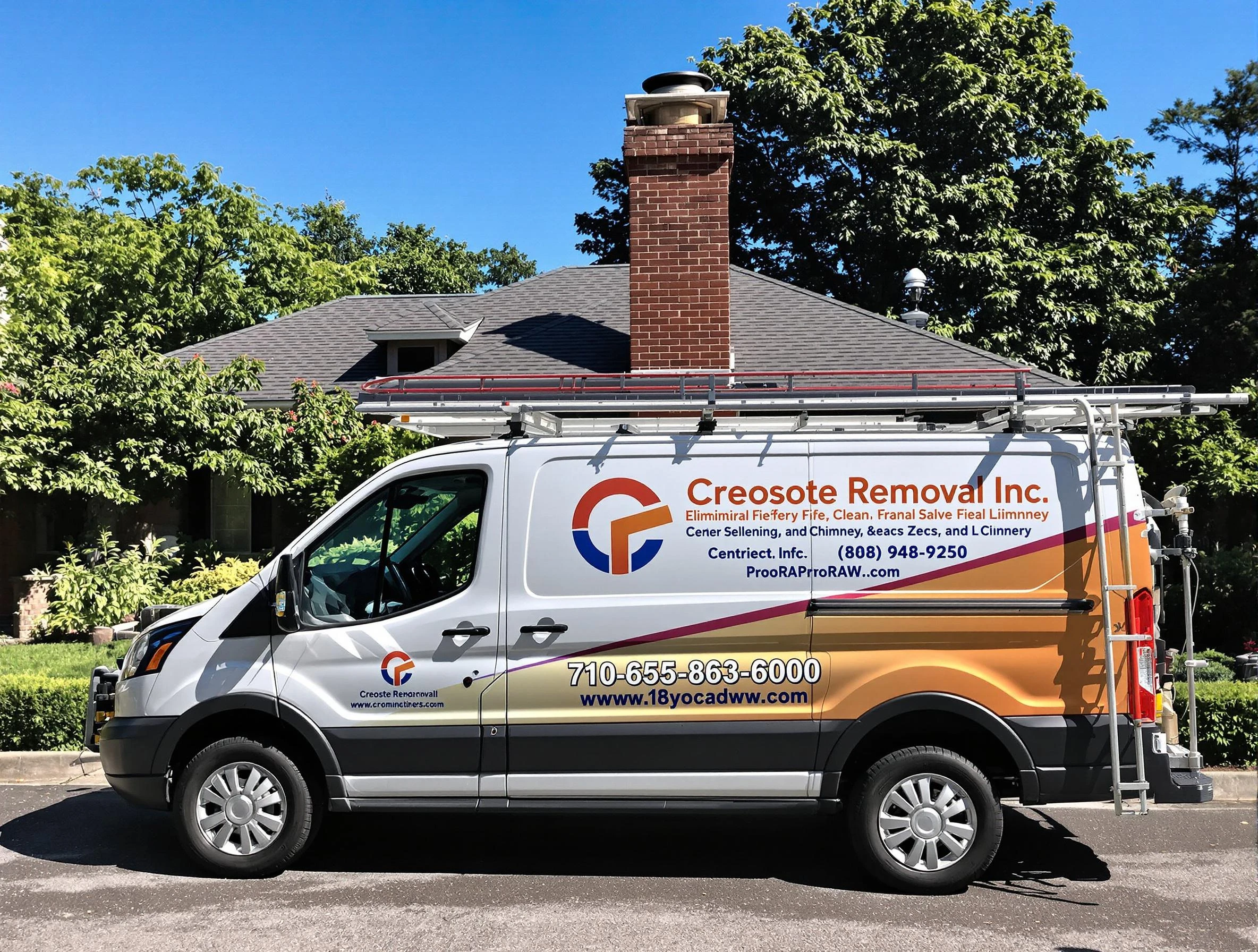 Calera Chimney Sweep technician removing creosote safely in Calera, AL